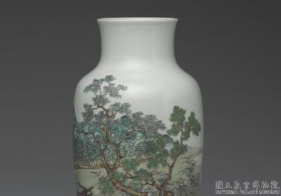 图片[3]-Vase with “Brewing Tea on a Boat” motif in yangcai painted enamels, Qianlong reign (1736-1795), Qing dynasty-China Archive